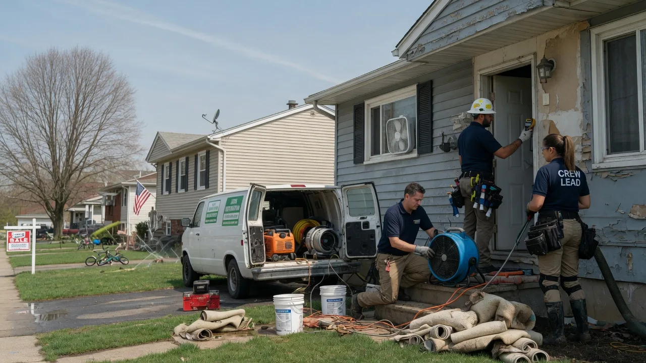 Flood Cleanup in Waterfall, PA near me